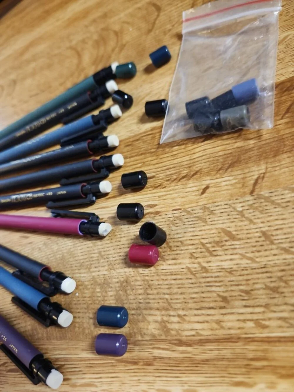 Vintage Sakura Nocks Mechanical Pencil Lot of 10 Japan NWOB #49 NS100C